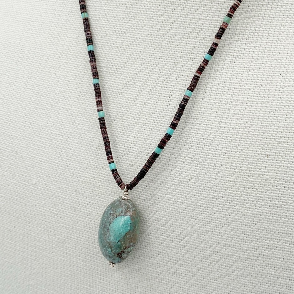 Vintage Heishi Shell Beaded Necklace